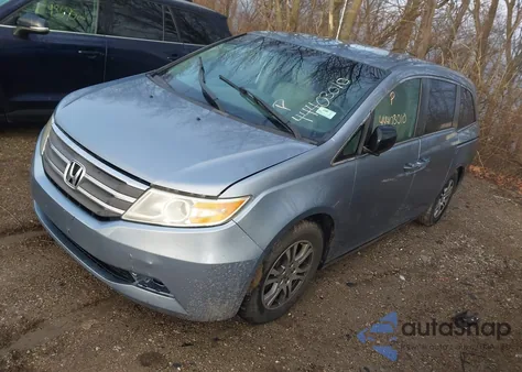 2012 Honda Odyssey Ex z USA, uszkodzony, nr VIN 5FNRL5H45CB041460